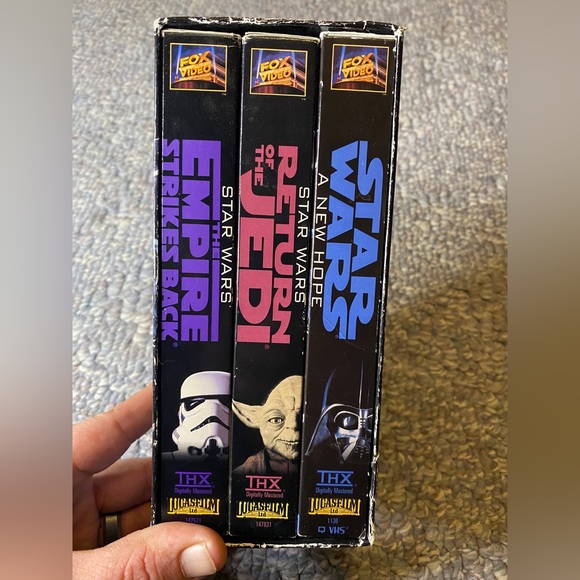 1995 Vintage Star Wars A New Hope VHS collectable video tape set - Picture 5 of 6